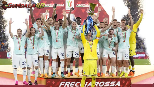 Sukses Raih Trofi Coppa Italia, Inter Milan di Ambang Treble Winner