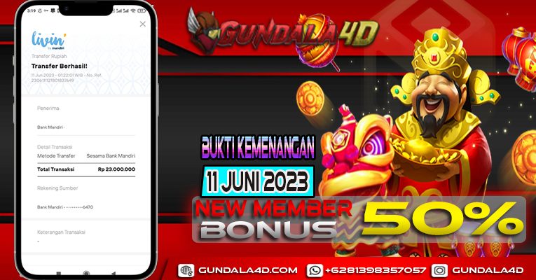 BUKTI KEMENANGAN GAME SWEET BONANZA 11 JUNI 2023