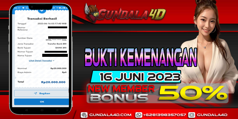 BUKTI KEMENANGAN GAME GATES OF OLYMPUS 16 JUNI 2023