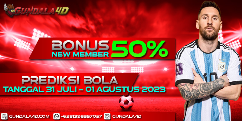 PREDIKSI PERTANDINGAN BOLA 31 JULI – 01 August 2023