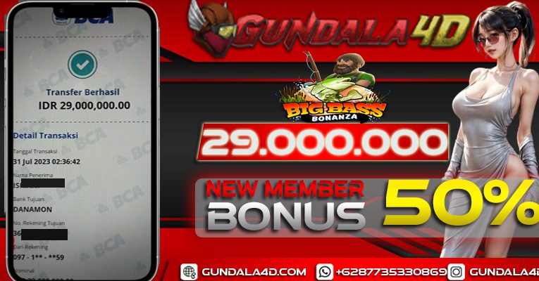 BUKTI KEMENANGAN GAME BIG BASS BONANZA 31 JULI 2023