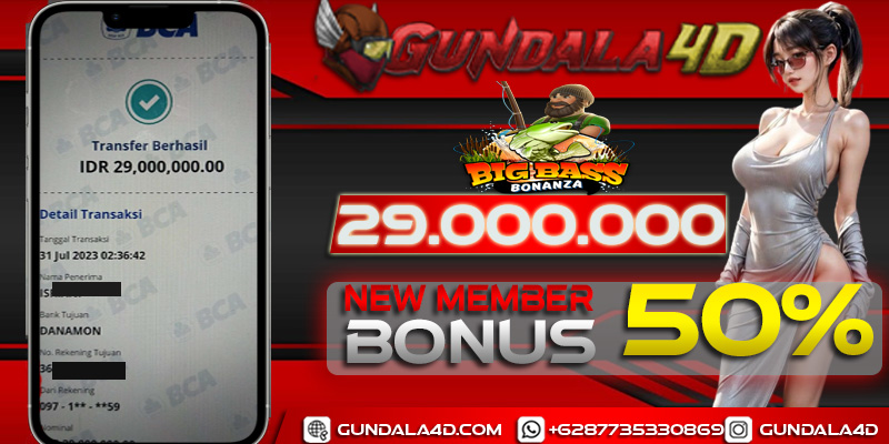 BUKTI KEMENANGAN GAME BIG BASS BONANZA 31 JULI 2023