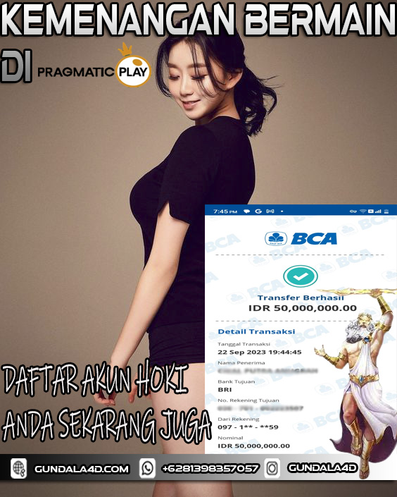 Selamat Untuk Member Setia Kami Gundala4d bapak AG***** Yang Mendapatkan Jackpot Di Provider Pragmatic Game ( MANIA OLYMPUS ) Dengan Total Kemenangan Rp. 50.000.000. Dengan Modal 4.000.000 Bisa Tembus Puluhan Juta Hingga Ratusan Juta