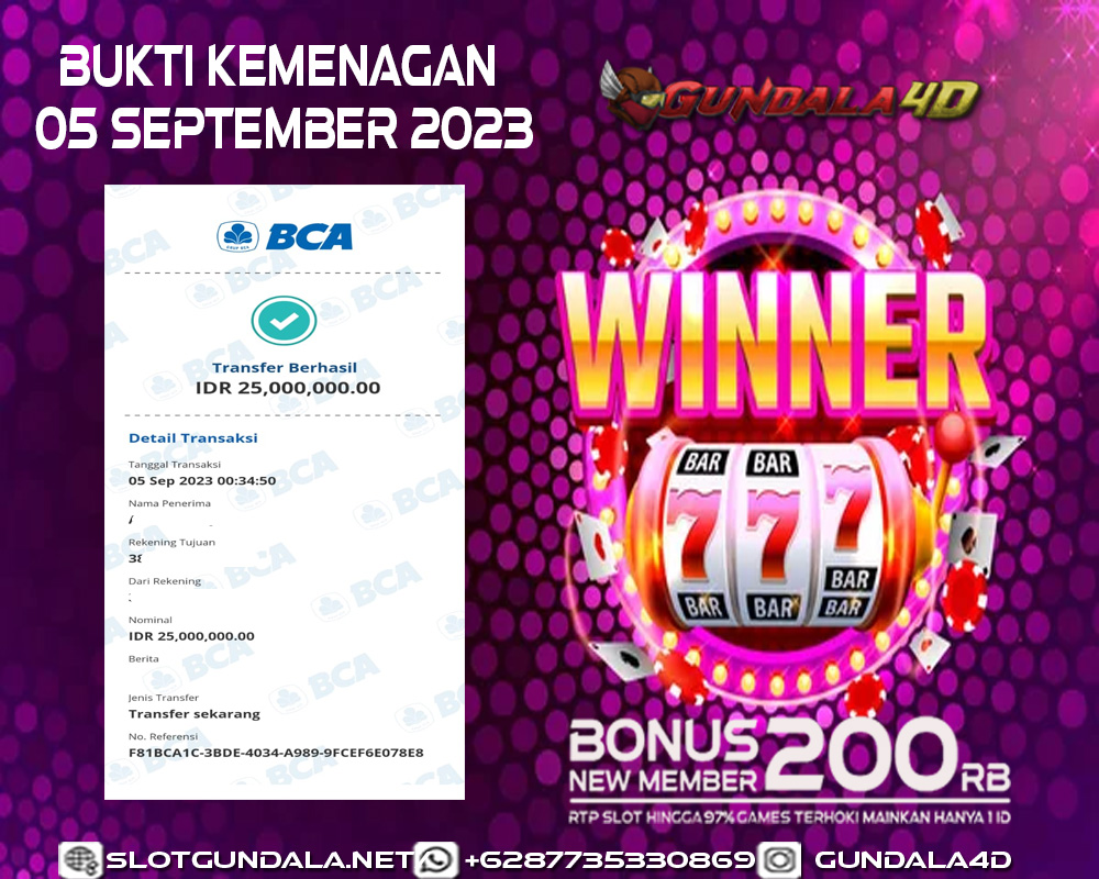 Selamat Untuk Member Setia Kami Gundala4d bapak AB**** Yang Mendapatkan Jackpot Di Provider Pragmatic Game  AZTEC BONANZA Dengan Total Kemenangan Rp. 25.000.000. Dengan Modal 1.000.000 Bisa Tembus Puluhan Juta Hingga Ratusan Juta