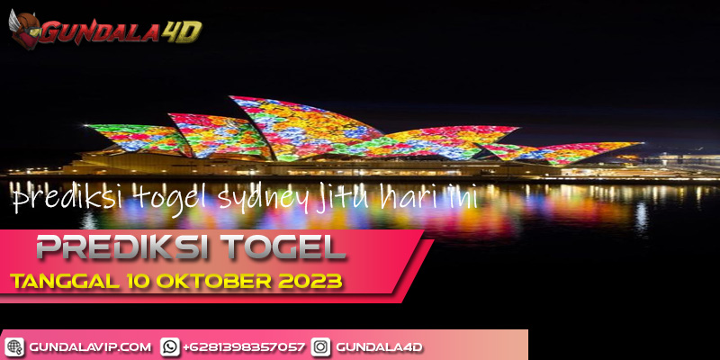 PREDIKSI TOGEL SYDNEY – 10 OKTOBER 2023