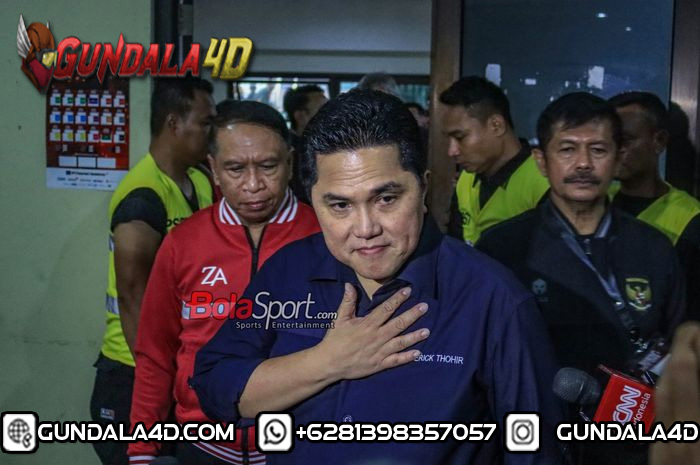 Erick Thohir Minta Maaf Laga Timnas Indonesia Vs Brunei Darussalam Batal Digelar di Palembang