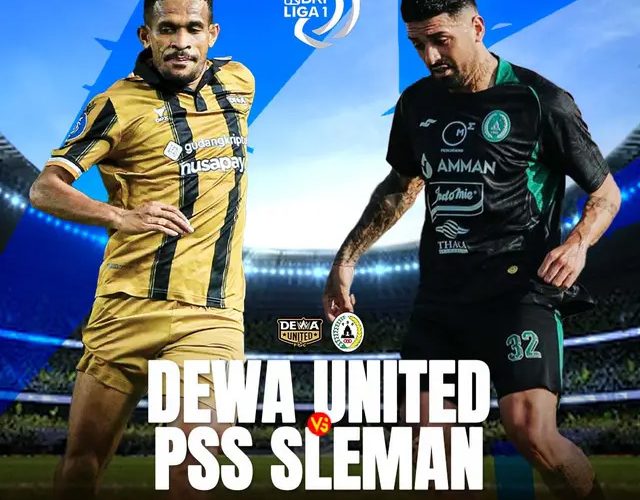 Senjata-senjata Dewa United Vs PSS Sleman di BRI Liga 1: Sama-sama Berambisi Raih Kemenangan