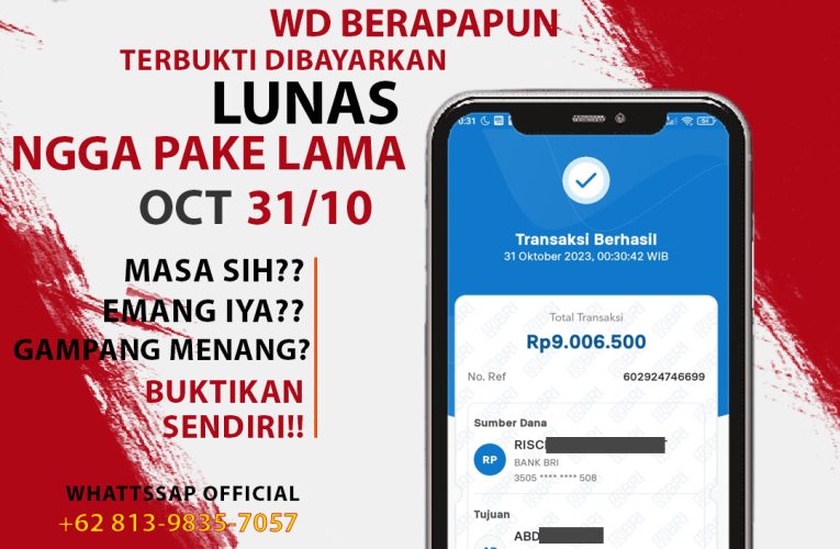 BUKTI KEMENANGAN 31 OKTOBER 2023