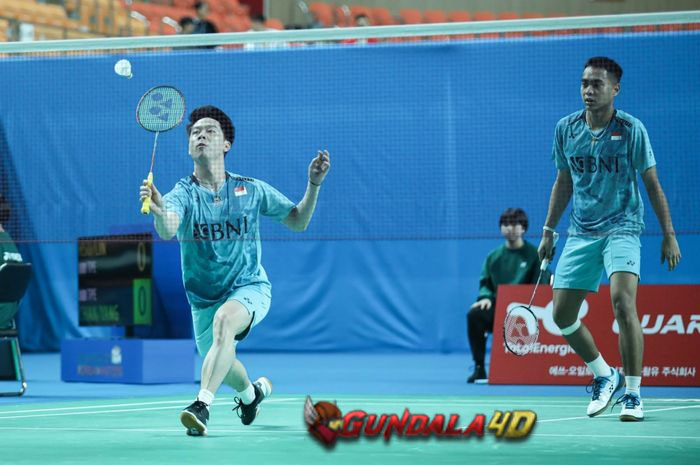 Pasangan ganda putra Indonesia, Rahmat Hidayat/Kevin Sanjaya Sukamuljo, gagal melaju ke perempat final Korea Masters 2023