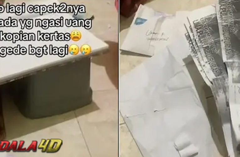 Viral Amplop Pernikahan Berisi Fotokopi Uang Kertas, Bikin Nyesek Pengantin