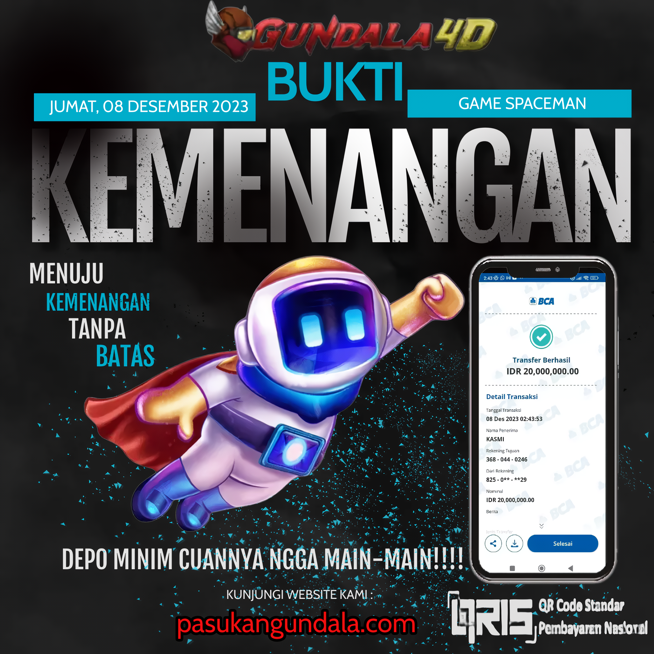 BUKTI KEMENANGAN 08 DESEMBER 2023