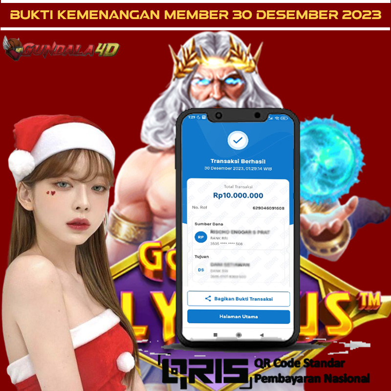 Selamat Untuk Member Setia Kami Gundala4d Bapak AR******* Yang Mendapatkan Jackpot Dengan Total Kemenangan Rp.10.000.000