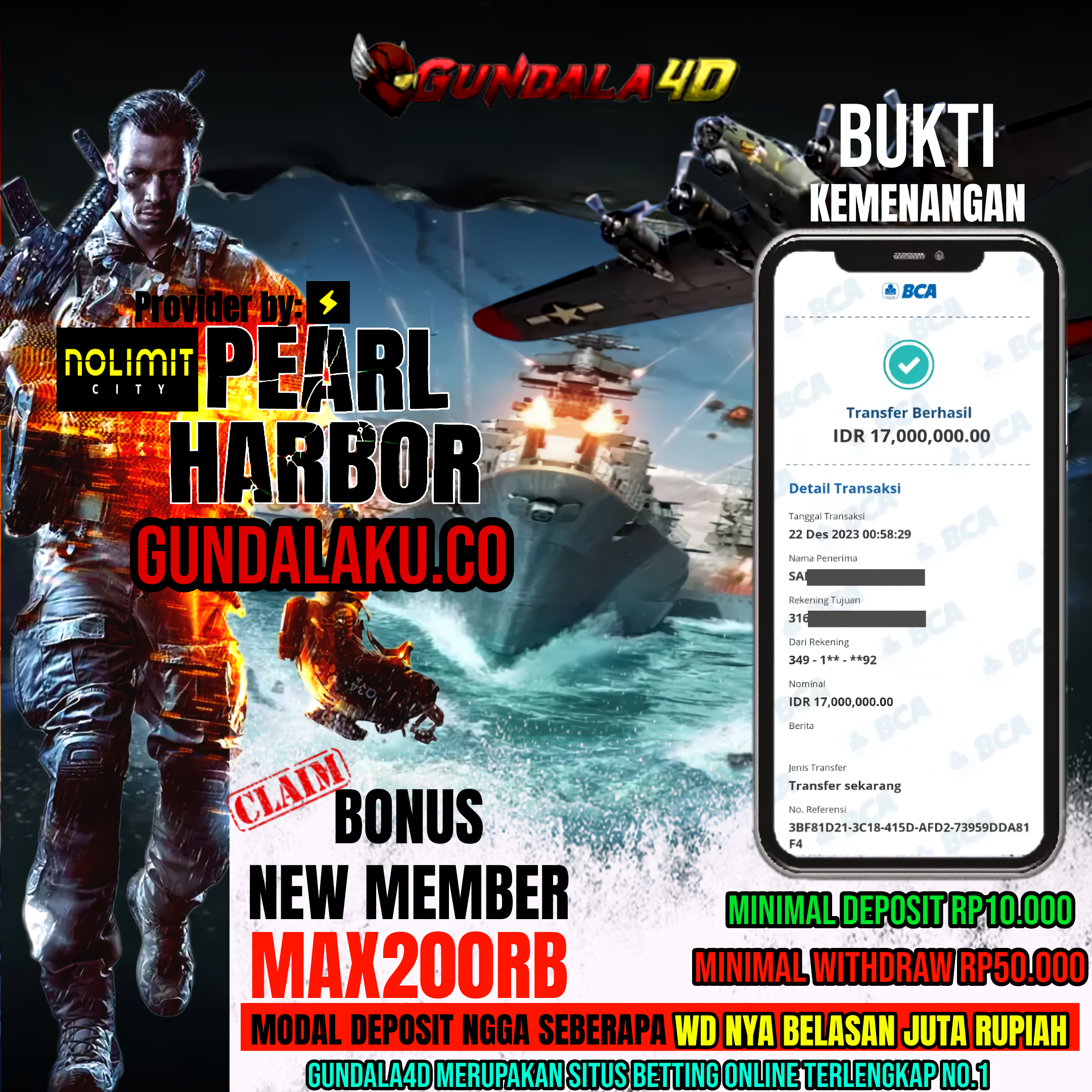 BUKTI KEMENANGAN 22 DESEMBER 2023