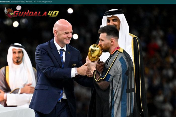 Messi memenangkan Piala Dunia 2022 setelah membawa Argentina menumpas Prancis lewat drama adu penalti dalam partai final