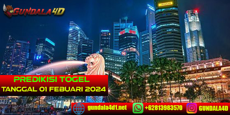 PREDIKSI TOGEL SINGAPORE – 01 FEBUARI 2024. GUNDALA4D SITUS SLOT TERGACOR NO 1 DI INDONESIA DENGAN RTP HINGGA 98% DAN SLOT GAME TERLENGKAP