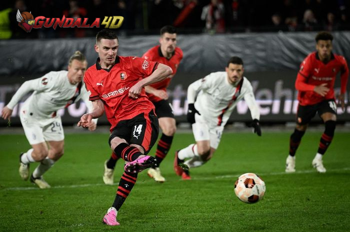 Hasil Play-Off Liga Europa – Banjir 5 Gol di Prancis, AC Milan Lolos ke 16 Besar dengan Dramatis