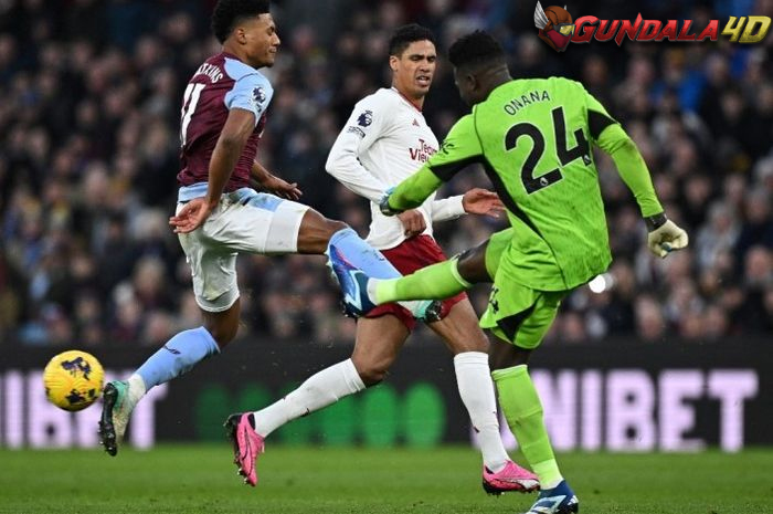 Andre Onana punya andil besar ketika Manchester United mencuri tiga poin dari Aston Villa pada matchday ke-24 Liga Inggris 2023-2024.