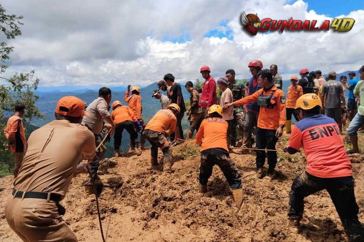 Tragedi Longsor Luwu, 4 Orang Ditemukan Meninggal dan Belasan Orang Diduga Masih Tertimbun