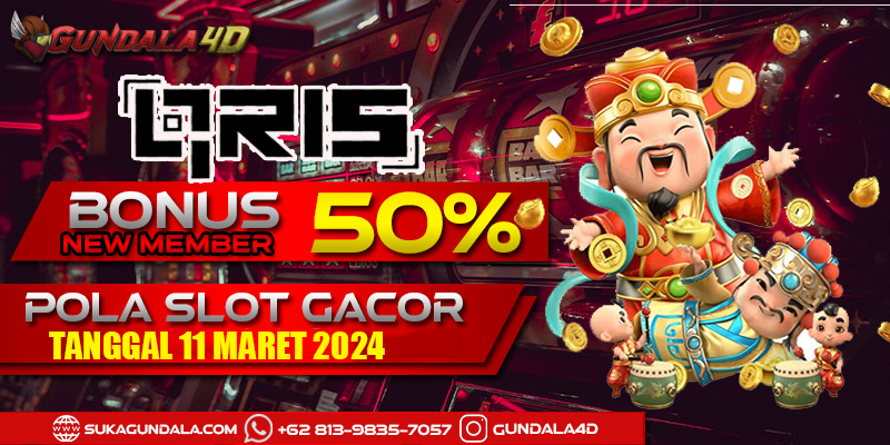 POLA SLOT GACOR HARI INI TANGGAL 11 MARET 2024. GUNDALA4D SITUS SLOT TERGACOR NO 1 DI INDONESIA DENGAN RTP HINGGA 98% DAN SLOT