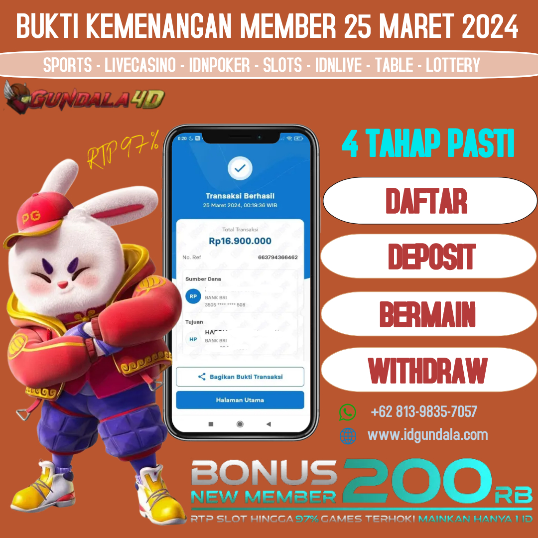 BUKTI KEMENANGAN 25 MARET 2024