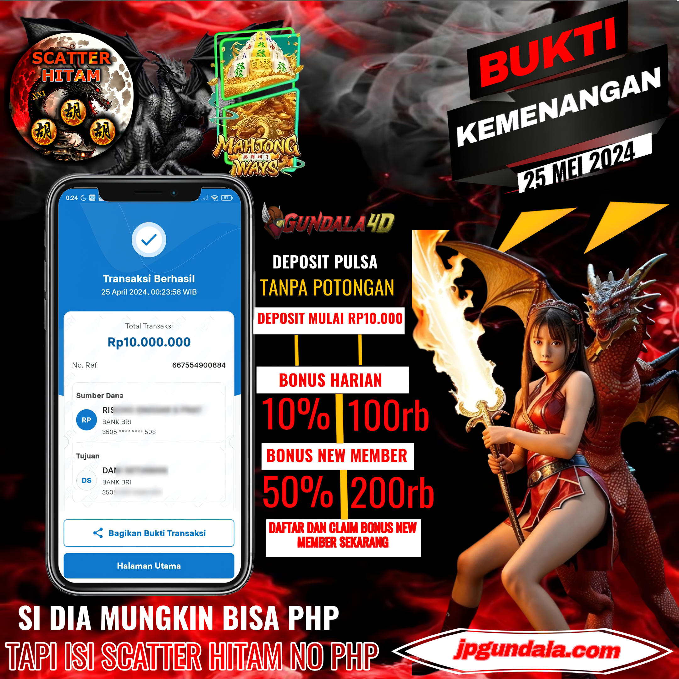 BUKTI KEMENANGAN 25 MEI 2024