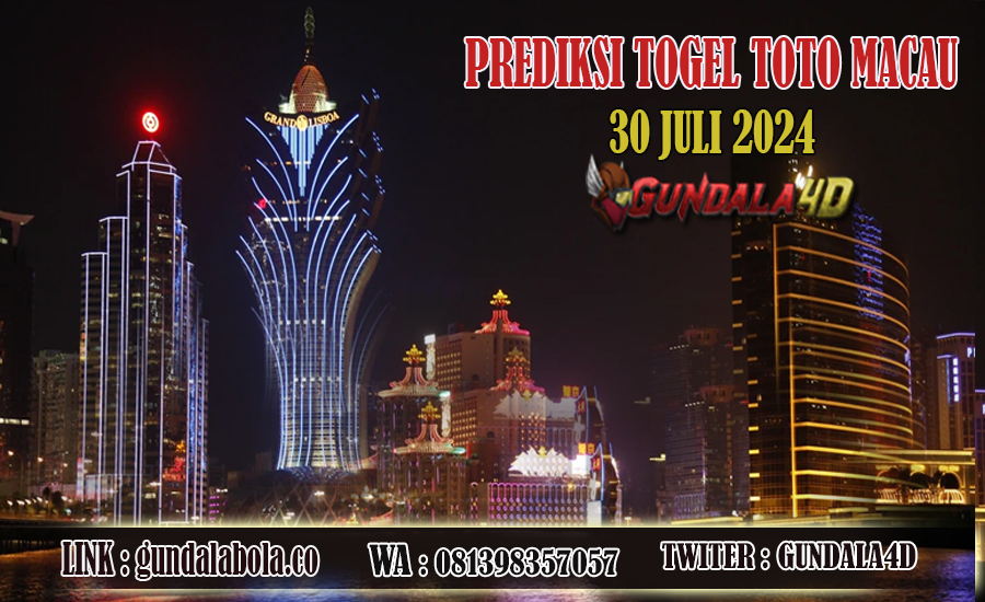 Prediksi Togel Toto Macau Jitu 30 JULI 2024