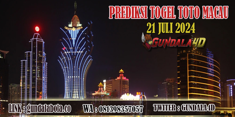 Prediksi Togel TotoMacau Jitu 21 JULI 2024