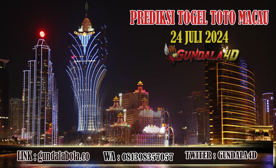 Prediksi Togel Toto Macau Jitu 24 JULI 2024