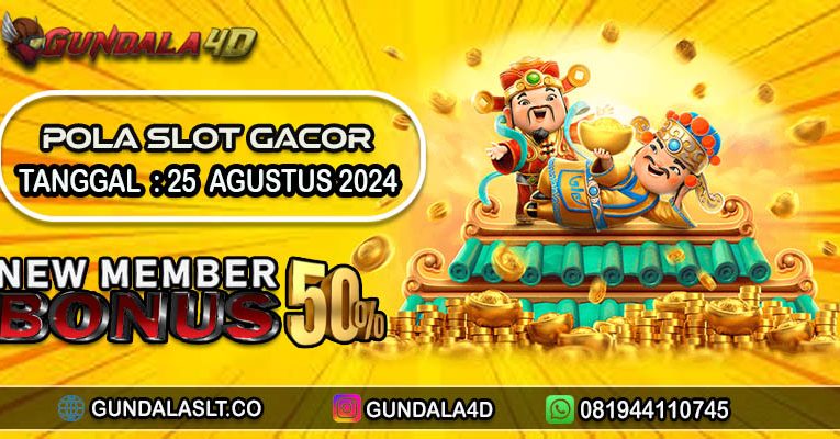 POLA SLOT GACOR HARI INI TANGGAL 25 AGUSTUS 2024