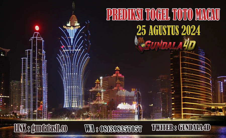 Prediksi Togel Toto Macau Jitu 25 AGUSTUS 2024