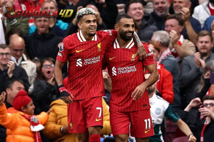 Liverpool melanjutkan start sempurna di Liga Inggris musim ini dengan memukul Brentford berkat penampilan ganas Luis Diaz-Mohamed Salah