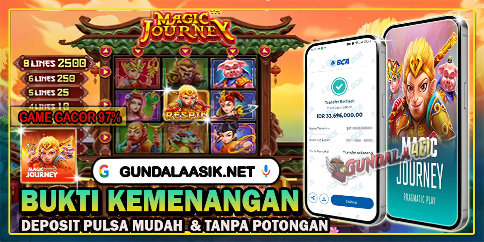 Selamat Untuk Member Setia Kami Gundala4d MES******** Yang Mendapatkan Jackpot Dengan Total Kemenangan Rp. 33,596,000.00 (TIGA PULUH TIGA JUTA LIMA RATUS SEMBILAN PULUH ENAM RIBU RUPIA ) Dengan Modal Hanya Rpn 1.000.000 ( SATU JUTA RUPIAH ). Langsung Bisa Tembus Puluhan Juta Hingga Ratusan Juta