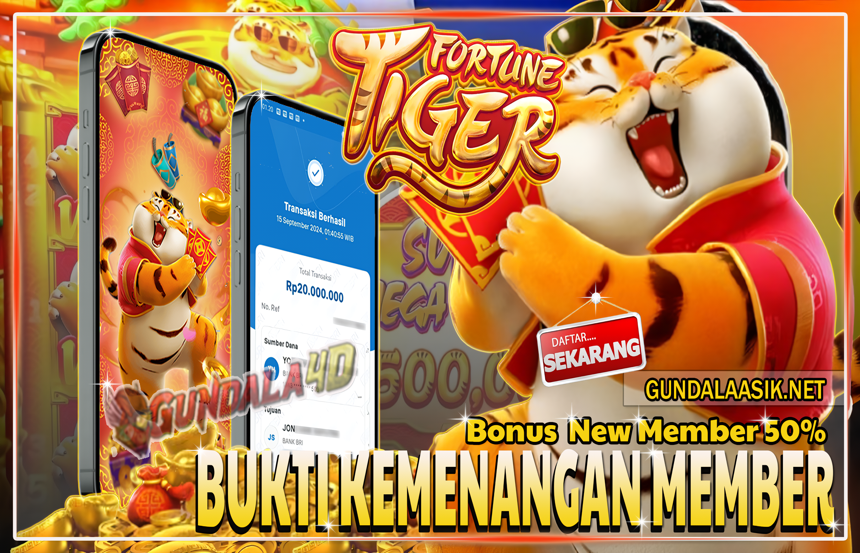 Selamat Untuk Member Setia Kami Gundala4d EPR******** Yang Mendapatkan Jackpot Dengan Total Kemenangan Rp. 20,000,000.00 ( DUA PULUH JUTA RIBU RUPIA ) Dengan Modal Hanya Rpn 700.000 ( TUJUH RATUS RIBU RUPIAH ). Langsung Bisa Tembus Puluhan Juta Hingga Ratusan Juta