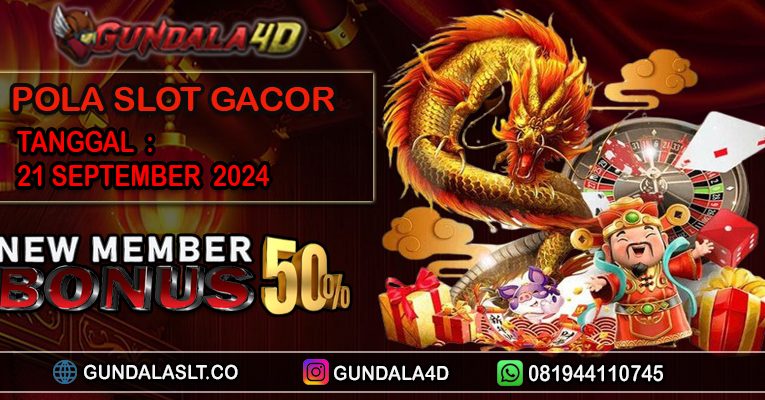 POLA SLOT GACOR HARI INI TANGGAL 21 SEPTEMBER 2024