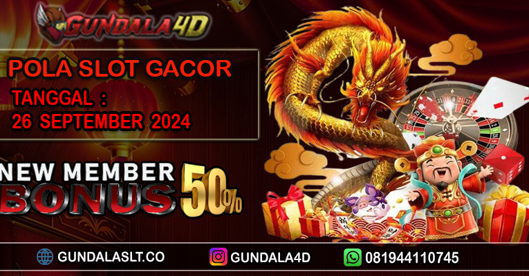 POLA SLOT GACOR HARI INI TANGGAL 26 SEPTEMBER 2024