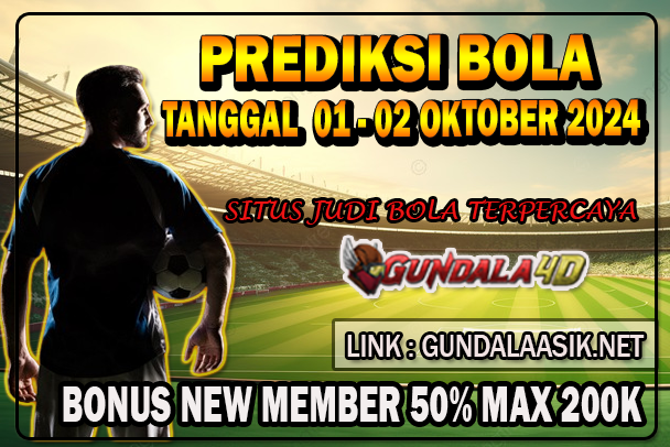 PREDIKSI PERTANDINGAN BOLA 01 – 02 OKTPBER 2024UEFA CHAMPIONS LEAGUE01/10/2024 23:45 WIB Red Bull Salzburg VS Brest 2-001/10/2024 23:45 WIB