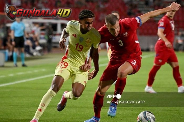 Di balik hasil imbang Serbia vs Spanyol di UEFA Nations League, bek anyar AC Milan Strahinja Pavlovic, sukses membuat Lamine Yamal mati kutu.