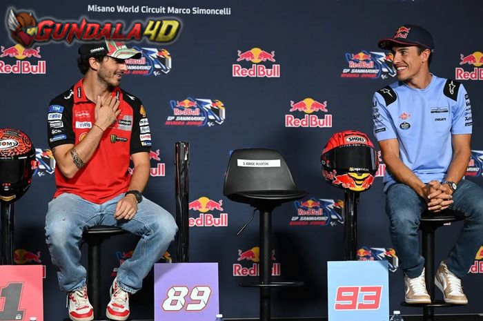 Gestur Bos Ducati Tak Ingin Marc Marquez dan Francesco Bagnaia Berteman pada MotoGP 2025