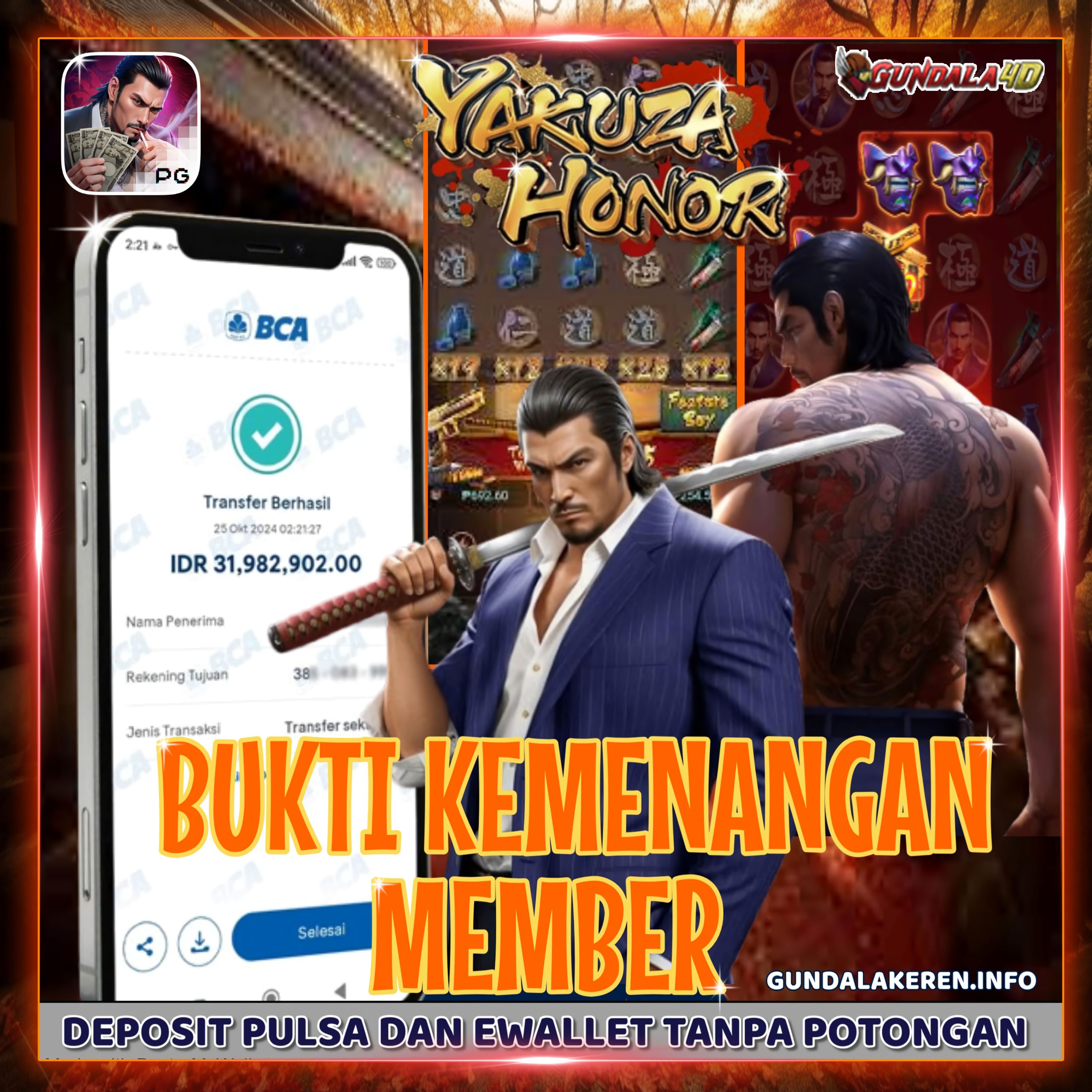 BUKTI KEMENANGAN TANGGAL 25 OKTOBER 2024