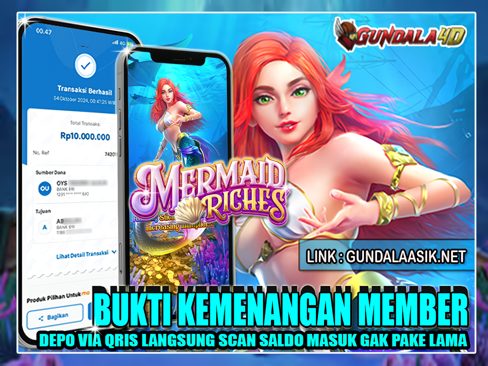 Selamat Untuk Member Setia Kami Gundala4d KA******** Yang Mendapatkan Jackpot Dengan Total Kemenangan Rp. 10,000,00.00 (SEPULUH JUTA RIBU RUPIA ) Dengan Modal Hanya Rpn 1.000.000 ( SATU JUTA RUPIAH ). Langsung Bisa Tembus Puluhan Juta Hingga Ratusan Juta