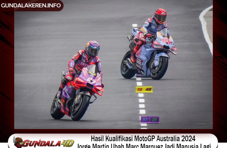 Starting Grid MotoGP Australia 2024 – 11-12 dalam Kecepatan dan Nasib, Jorge Martin dan Marc Marquez Saling Mewaspadai