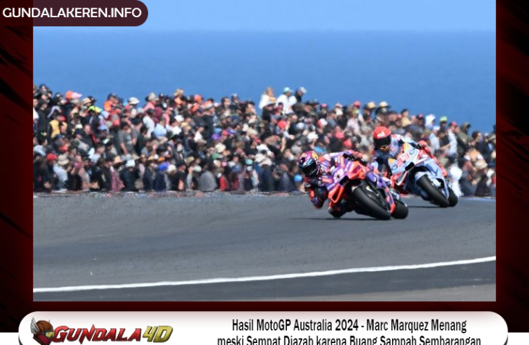 Hasil MotoGP Australia 2024 – Marc Marquez Menang meski Sempat Diazab karena Buang Sampah Sembarangan