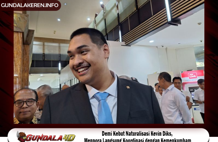 Demi Kebut Naturalisasi Kevin Diks, Menpora Langsung Koordinasi dengan Kemenkumham