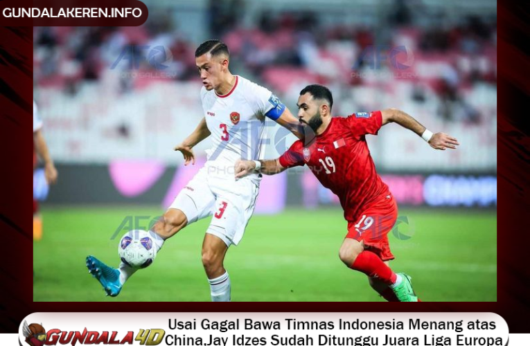 Usai Gagal Bawa Timnas Indonesia Menang atas China, Jay Idzes Sudah Ditunggu Juara Liga Europa