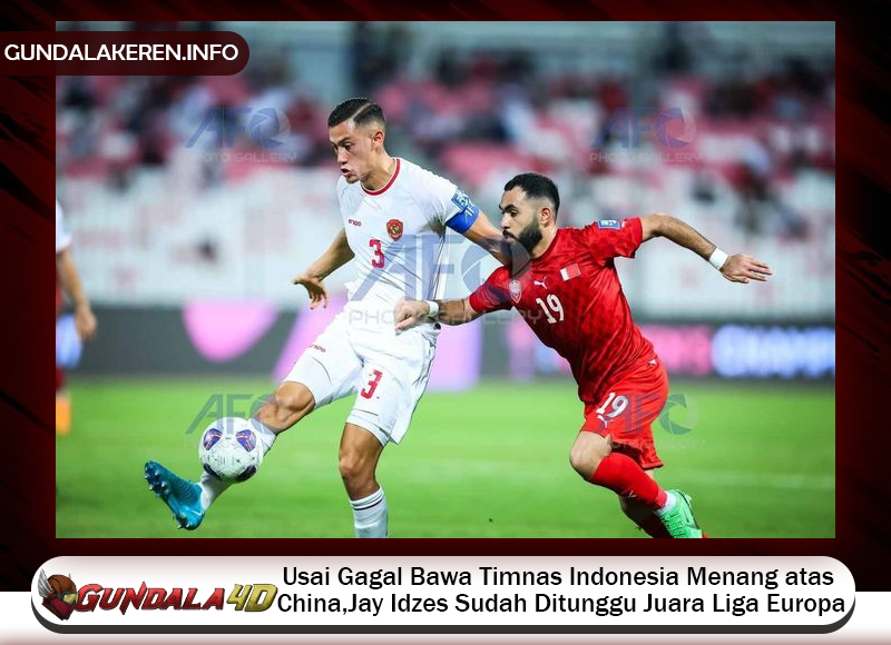 Jay Idzes sudah ditunggu oleh juara Liga Europa usai gagal membawa Timnas Indonesia menang atas China.Timnas Indonesia harus menelan pil