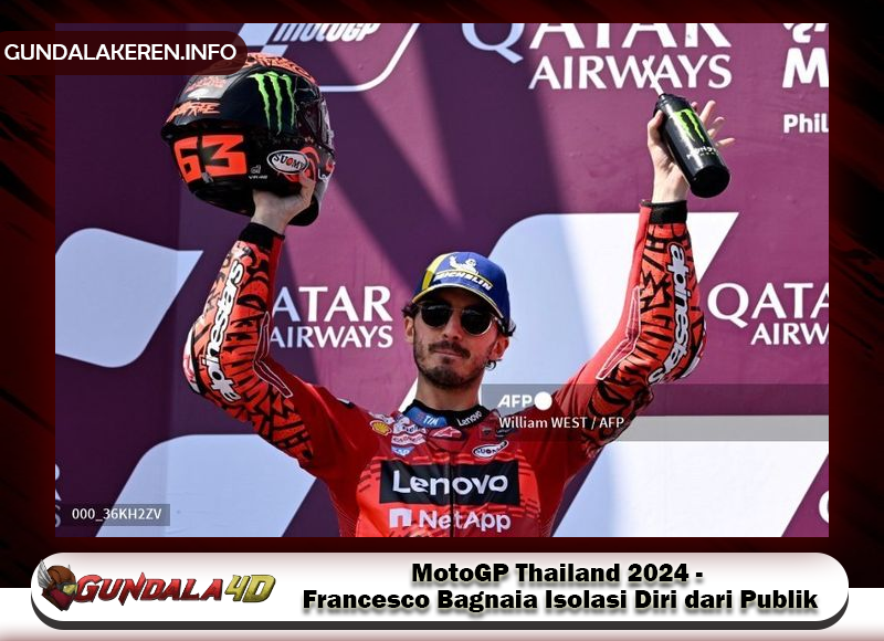 Francesco Bagnaia terindikasi juga tertekan jelang fase akhir musim dalam perebutan gelar juara dunia dengan Jorge Martin