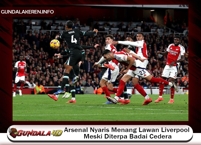 Arsenal nyaris menang atas Liverpool meski diterpa badai cedera, Mikel Arteta pun bangga bukan main. Arsenal menjamu