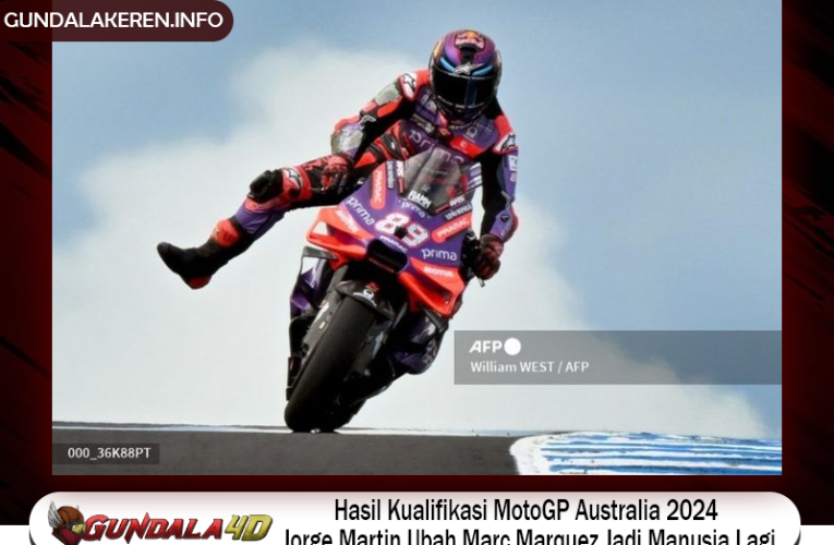 Hasil Kualifikasi MotoGP Australia 2024 – Jorge Martin Ubah Marc Marquez Jadi Manusia Lagi, Asapi Francesco Bagnaia