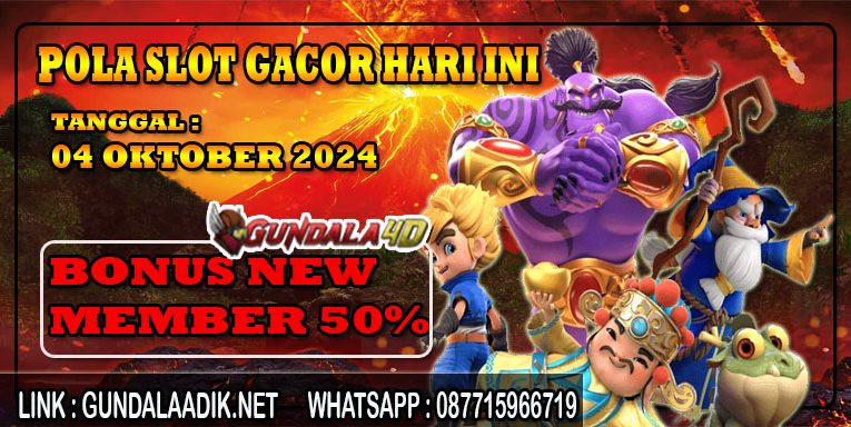 POLA SLOT GACOR HARI INI TANGGAL 04 OKTOBER 2024POLA SLOT GACOR HARI INI TANGGAL 04 OKTOBER