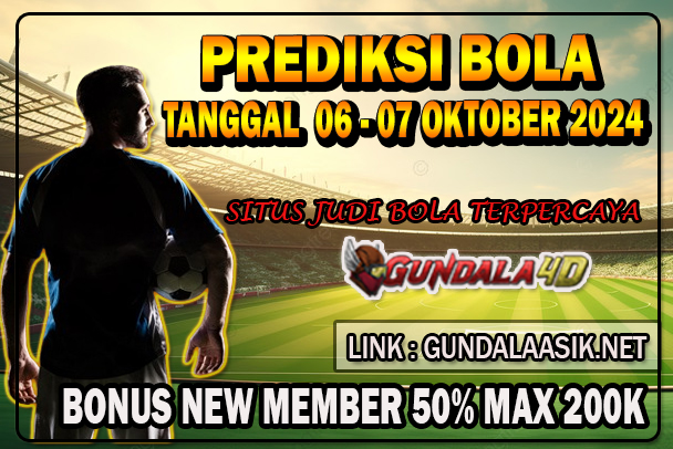 PREDIKSI PERTANDINGAN BOLA 05 – 06 OKTOBER 2024ENGLISH PREMIER LEAGUE06/10 22:30 WIB Brighton & Hove Albion VS Tottenham Hotspur